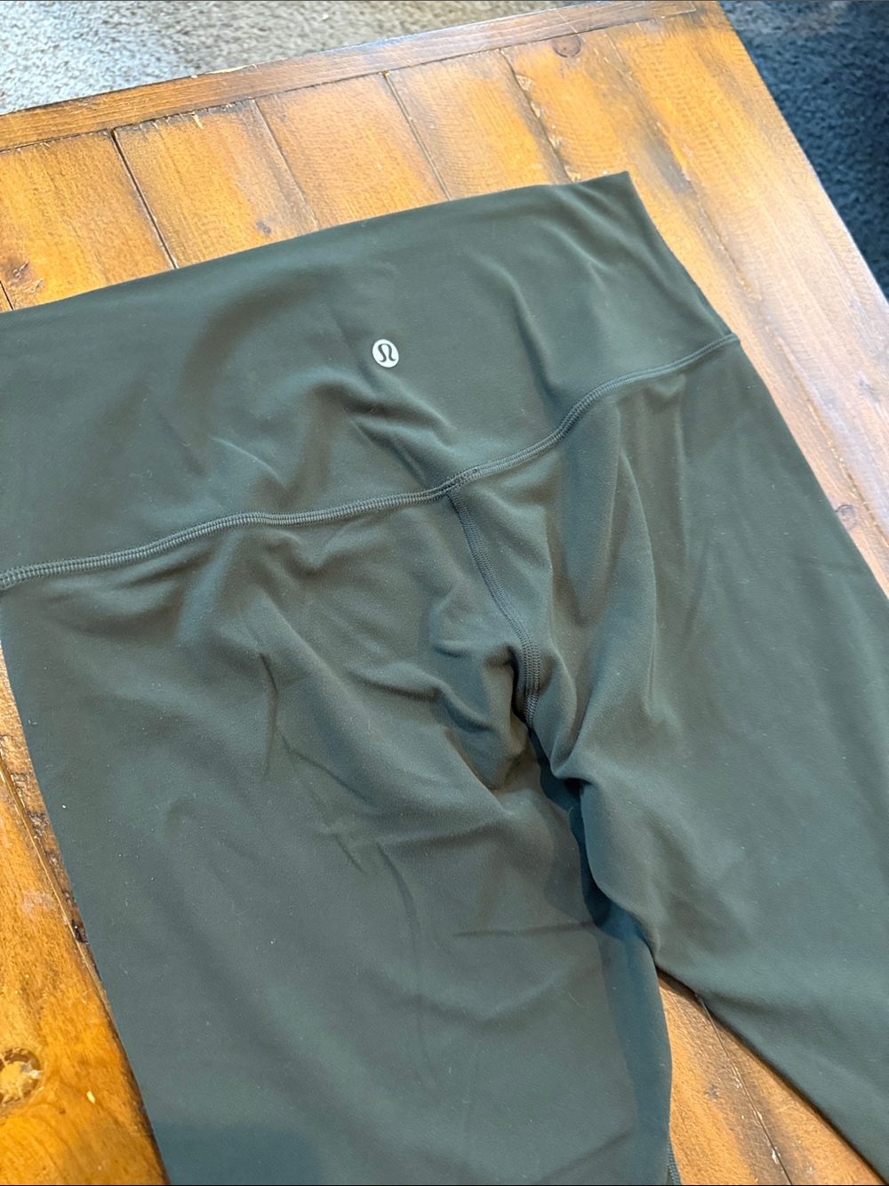 lululemon athletica Olive Green High-Rise Leggings - Picture 2 of 3
